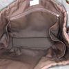 Shopping bag Hermès  Sac de pansage Groom in feltro di lana grigia e tela marrone - Detail D3 thumbnail