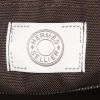 Shopping bag Hermès  Sac de pansage Groom in feltro di lana grigia e tela marrone - Detail D4 thumbnail