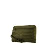 Bottega Veneta pouch in green intrecciato leather - 00pp thumbnail