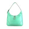Hermès Trim handbag in green leather - 360 thumbnail