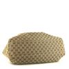 Gucci Sukey handbag in beige logo canvas and beige leather - Detail D4 thumbnail