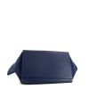 Celine Trapeze handbag in blue leather and blue suede - Detail D4 thumbnail