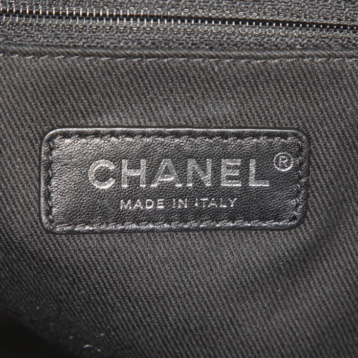 Chanel Sac à dos backpack in grey canvas - Detail D3