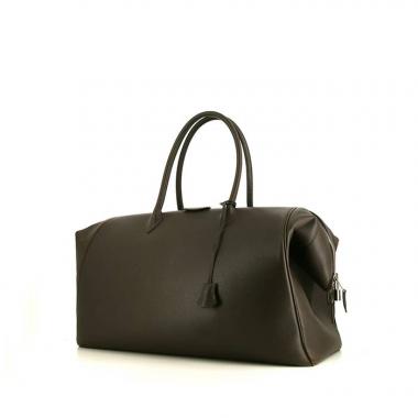 Borsa da viaggio Hermes Paris-Bombay in pelle togo marrone scuro