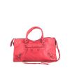 Balenciaga Classic City handbag in pink leather - 360 thumbnail