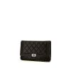 Chanel Wallet on Chain Boy shoulder bag in black quilted leather - 00pp thumbnail