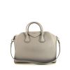Givenchy  Antigona medium model  handbag  in grey leather - 360 thumbnail