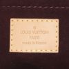 Borsa Louis Vuitton Montaigne in tela monogram cerata marrone e pelle naturale - Detail D4 thumbnail