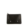 Fendi pouch in black leather - 360 thumbnail
