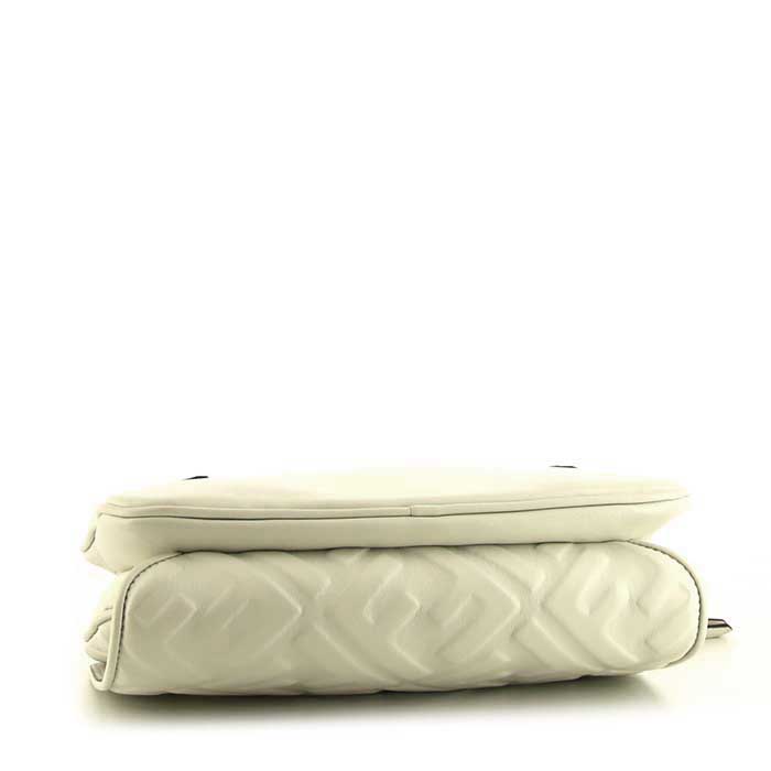 Pochette-cintura Fendi in pelle monogram con stampa bianca - Detail D5