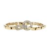 Cartier Agrafe bracelet in yellow gold and diamonds - 00pp thumbnail