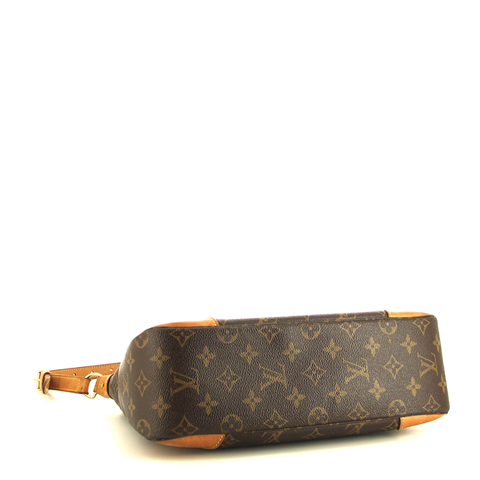 Louis Vuitton Boulogne handbag in brown monogram canvas Idylle and natural leather - Detail D4