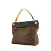 Louis Vuitton Tuileries shopping bag in brown monogram canvas and black leather - 00pp thumbnail
