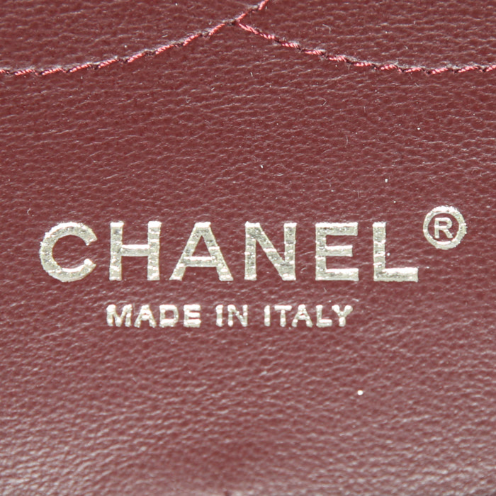 Borsa Chanel Timeless jumbo in pelle martellata e trapuntata nera - Detail D4