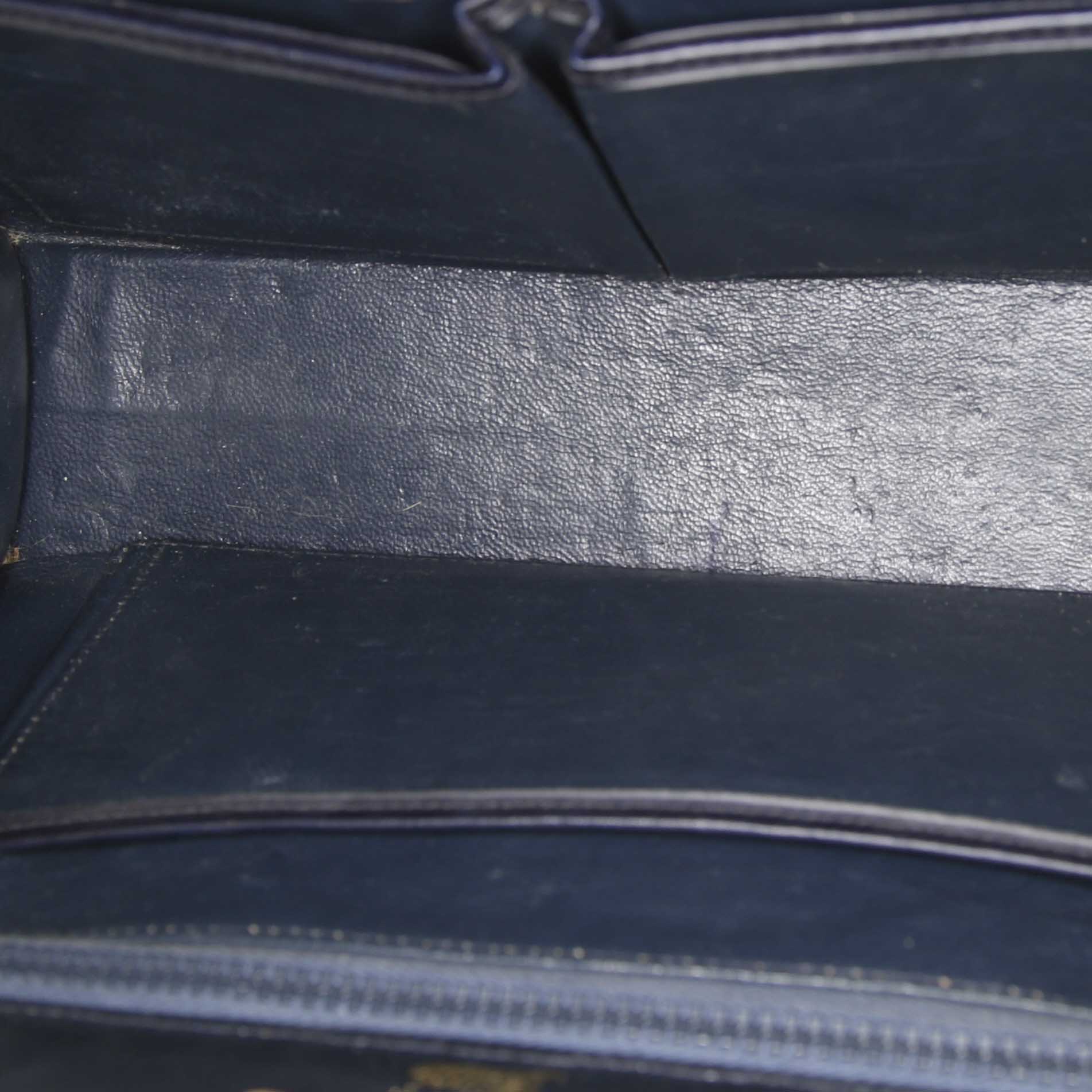 Bolso de mano Gucci Gucci Vintage en cuero negro - Detail D2