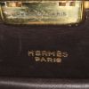 Hermès Vintage handbag in brown box leather - Detail D3 thumbnail