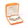 Twisted Hermès Noeud Marin bracelet in silver - Detail D2 thumbnail