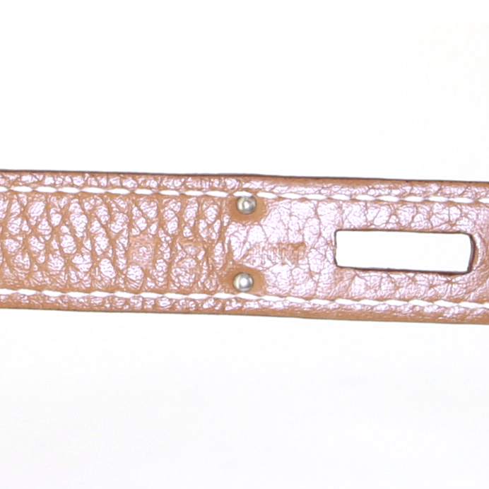 Borsa Hermes Birkin 35 cm in pelle togo gold - Detail D4