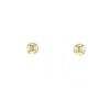 Paire de puces d'oreilles Tiffany & Co Etoile en or jaune,  platine et diamants - 360 thumbnail