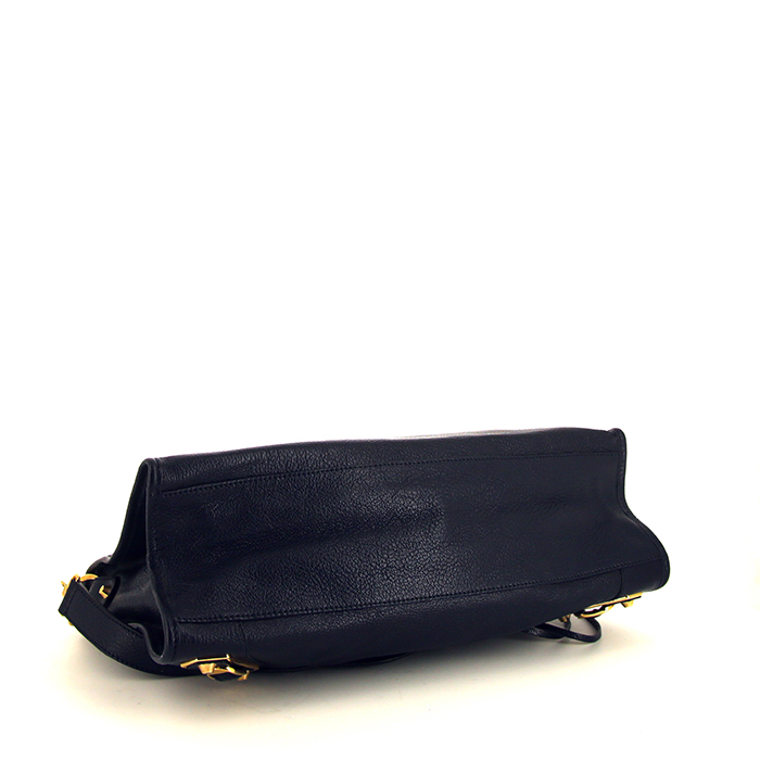 Sac à main Balenciaga Classic City en cuir bleu - Detail D5