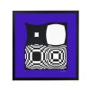 Victor Vasarely, "Japet BW/Blue", silkscreen in colors on paper, artist proof, signed and justified, of 1989 - 00pp thumbnail