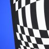Victor Vasarely, "Japet BW/Blue", silkscreen in colors on paper, artist proof, signed and justified, of 1989 - Detail D5 thumbnail