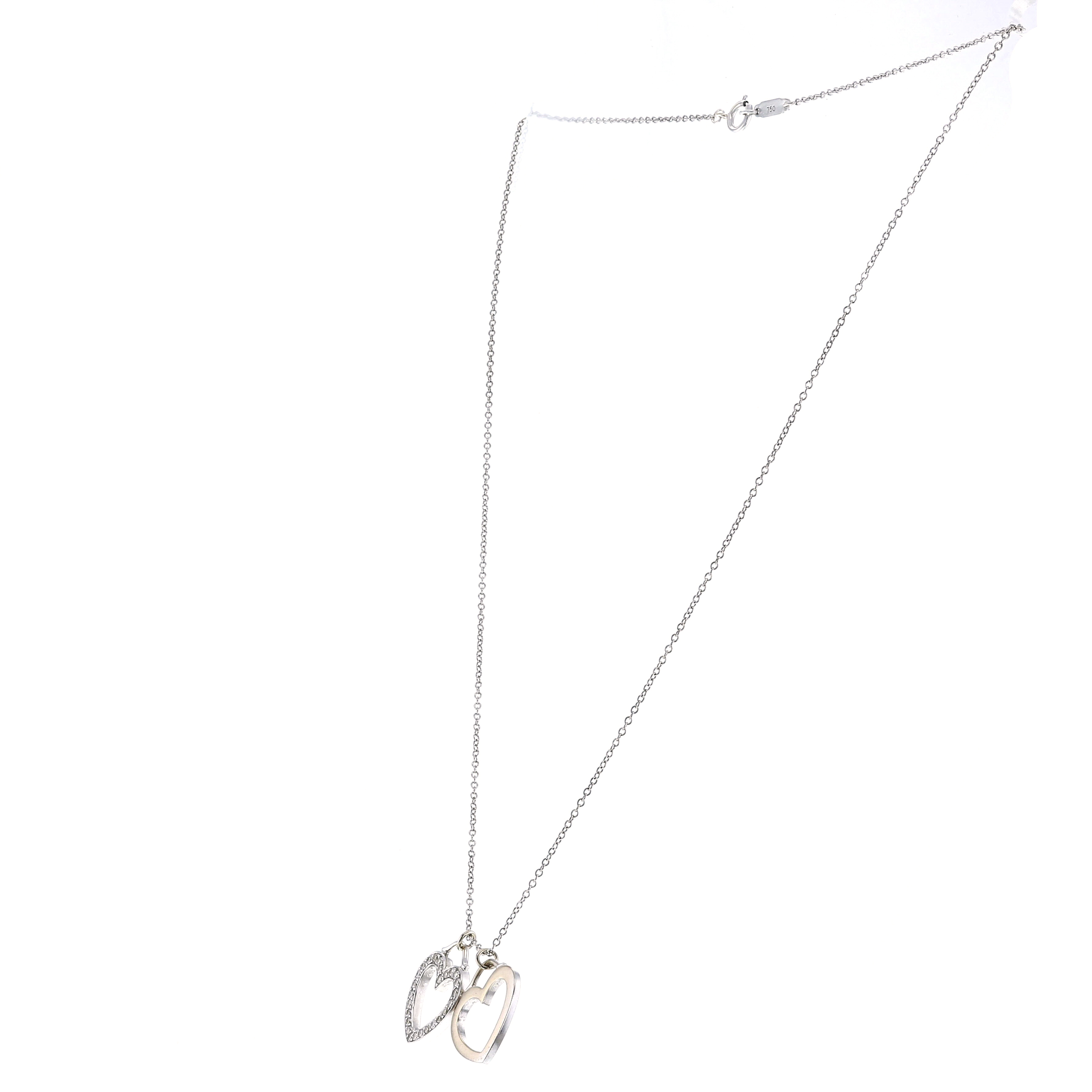 Tiffany & Co necklace in white gold and diamonds - Detail D1