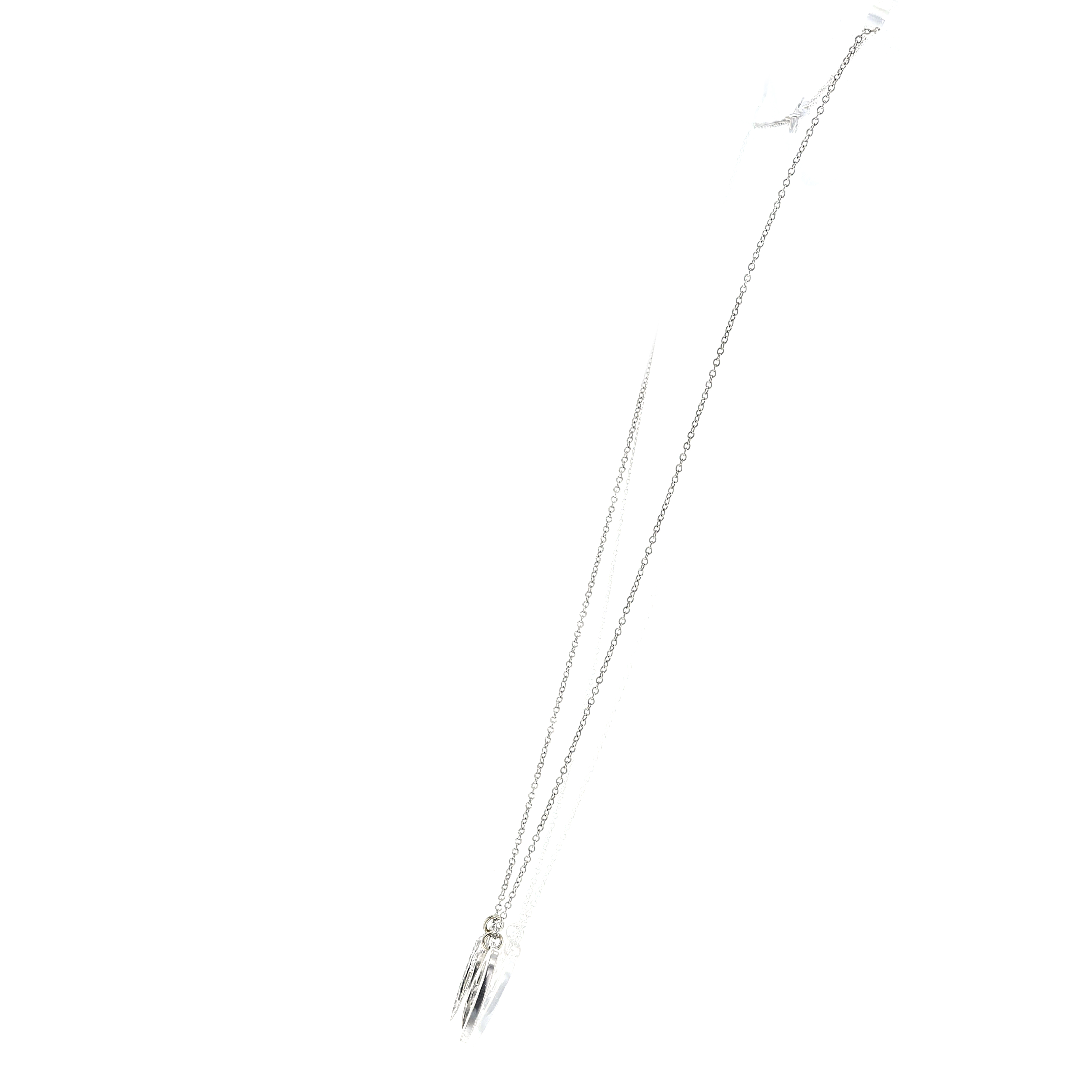 Tiffany & Co necklace in white gold and diamonds - Detail D2