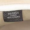 Borsa da viaggio Hermes Victoria in pelle togo marrone e tela beige - Detail D3 thumbnail