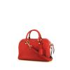Borsa Louis Vuitton Speedy 25 cm in pelle monogram con stampa rossa - 00pp thumbnail