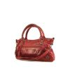 Balenciaga Classic City First handbag in red leather - 00pp thumbnail