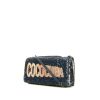 Bolso de mano Chanel Editions Limitées en lentejuelas azules - 00pp thumbnail