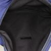 Pochette-cintura Balenciaga in tela blu - Detail D2 thumbnail