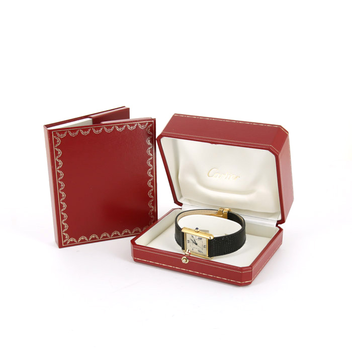 Cartier Tank Must watch in vermeil Ref:  2413 Circa  2011 - Detail D2