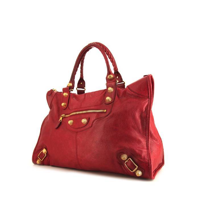BALENCIAGA The Giant Work Handbag Pink Leather 173080  eBay
