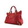 Balenciaga Giant City handbag in red leather - 00pp thumbnail