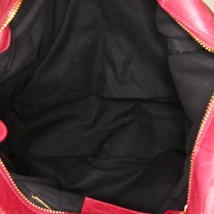 Borsa Balenciaga Giant City in pelle rossa - Detail D2