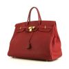 Hermes Birkin 40 cm handbag in red Fjord leather - 00pp thumbnail