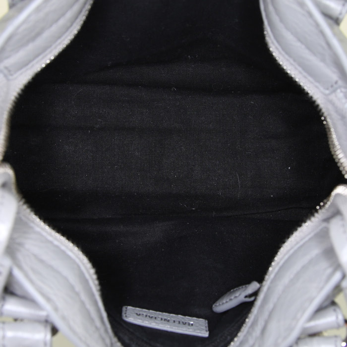 Borsa Balenciaga Classic City in pelle grigia - Detail D3