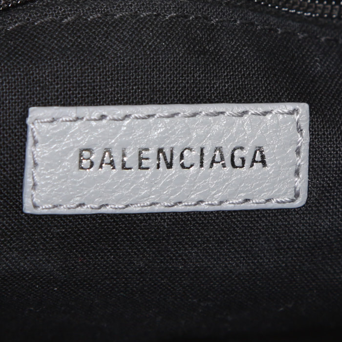 Borsa Balenciaga Classic City in pelle grigia - Detail D4