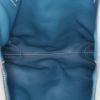 Shopping bag Hermes Double Sens in pelle blu e turchese - Detail D2 thumbnail