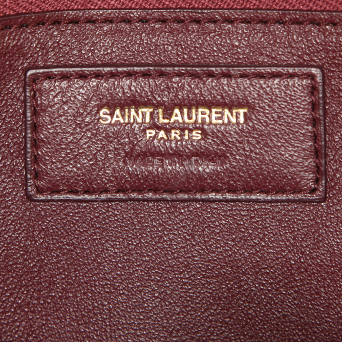 Borsa a tracolla Saint Laurent  Cassandre in pelle nera - Detail D4