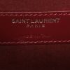 Sac à main Saint Laurent Sunset en cuir lisse bordeaux - Detail D4 thumbnail