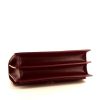 Saint Laurent Sunset handbag in burgundy smooth leather - Detail D5 thumbnail