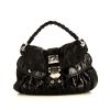 Miu Miu handbag in black patent leather - 360 thumbnail