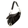 Dior Saddle handbag in black canvas and black patent leather - 00pp thumbnail