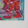 André Lanskoy, "Composition fond bleu", lithographie en couleurs sur papier, signée, numérotée et encadrée - Detail D1 thumbnail
