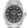 Rolex Datejust 41 watch in white gold and stainless steel Ref:  126334 Circa  2012 - 00pp thumbnail