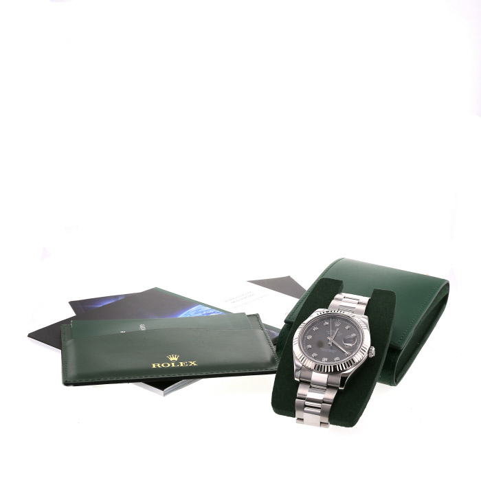 Montre Rolex Datejust 41 en or blanc et acier Ref :  126334 Vers  2012 - Detail D2