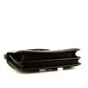 Hermès  Constance shoulder bag  in black and orange coated canvas  and black leather - Detail D5 thumbnail